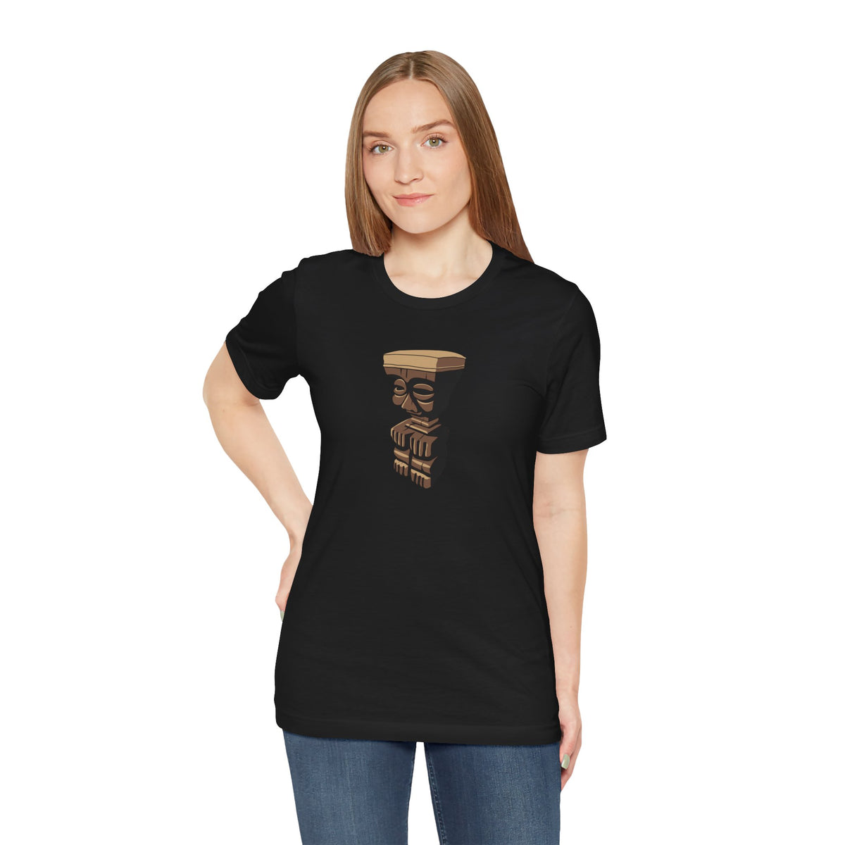 Tiki Barstool: Unisex Soft Cotton Tee