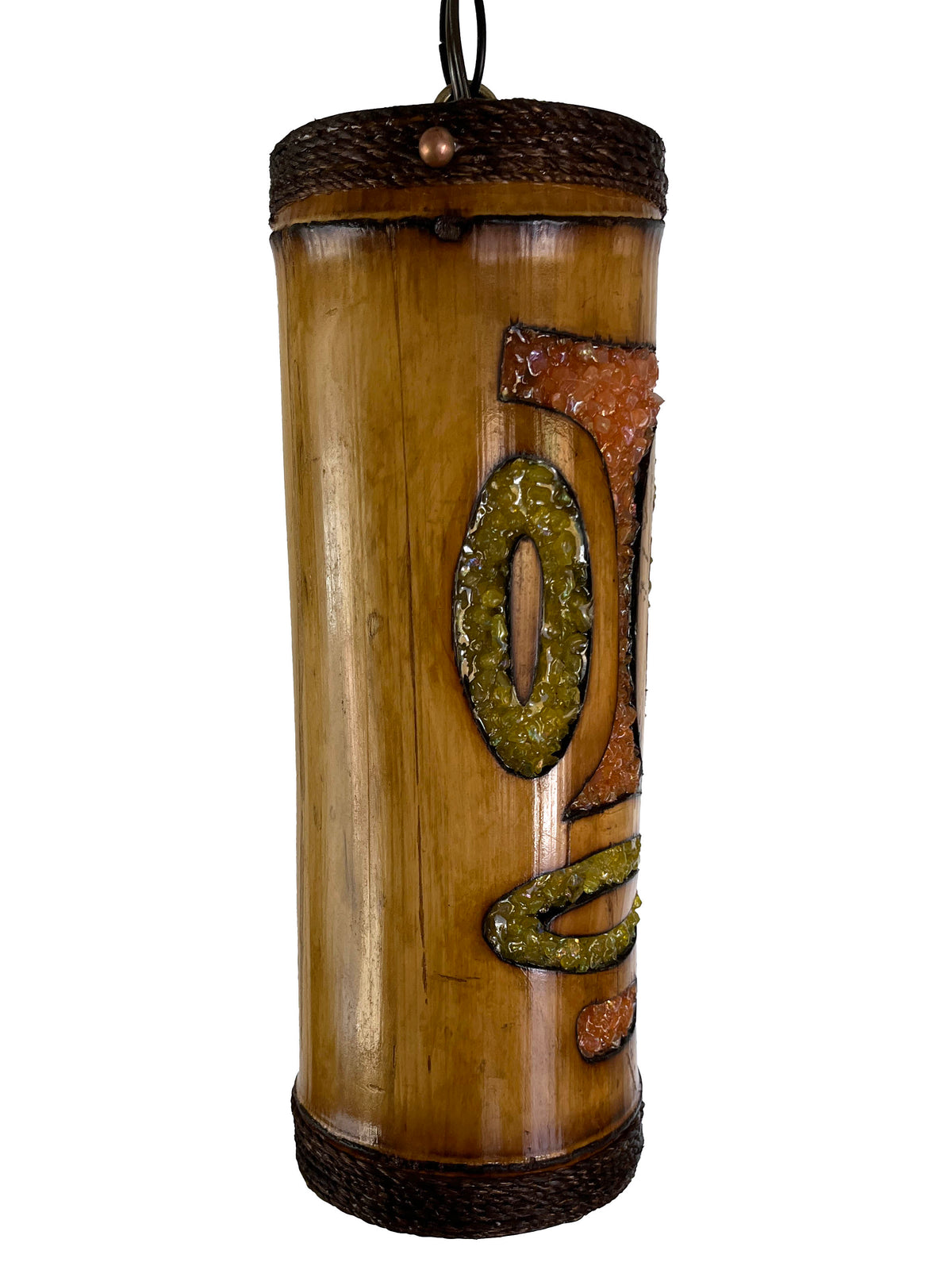 Mantis Lamp: Orchids of Hawaii style Tiki Lamp #02