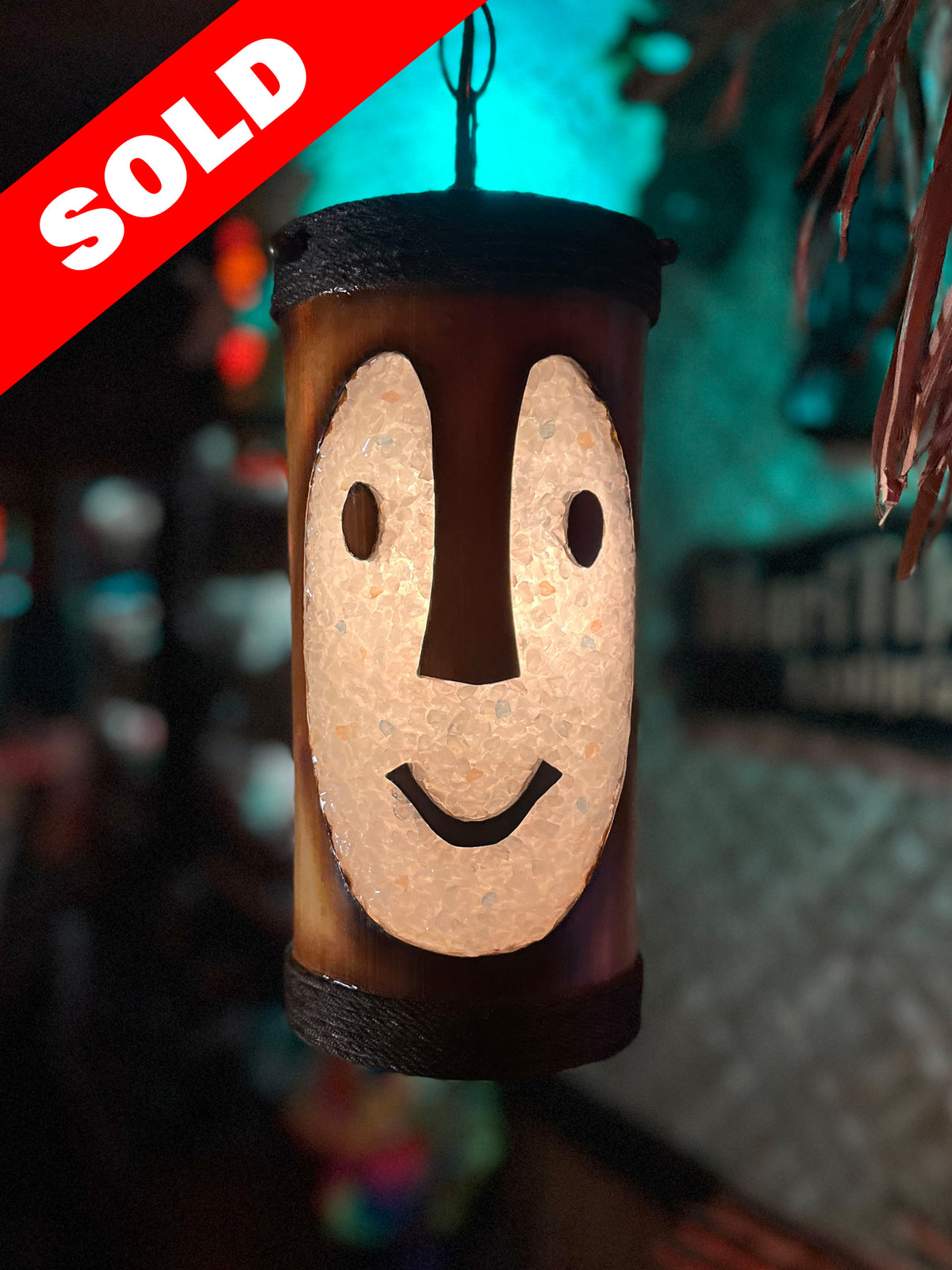 Baby Bob: Orchids of Hawaii type Tiki Bob Lamp #16