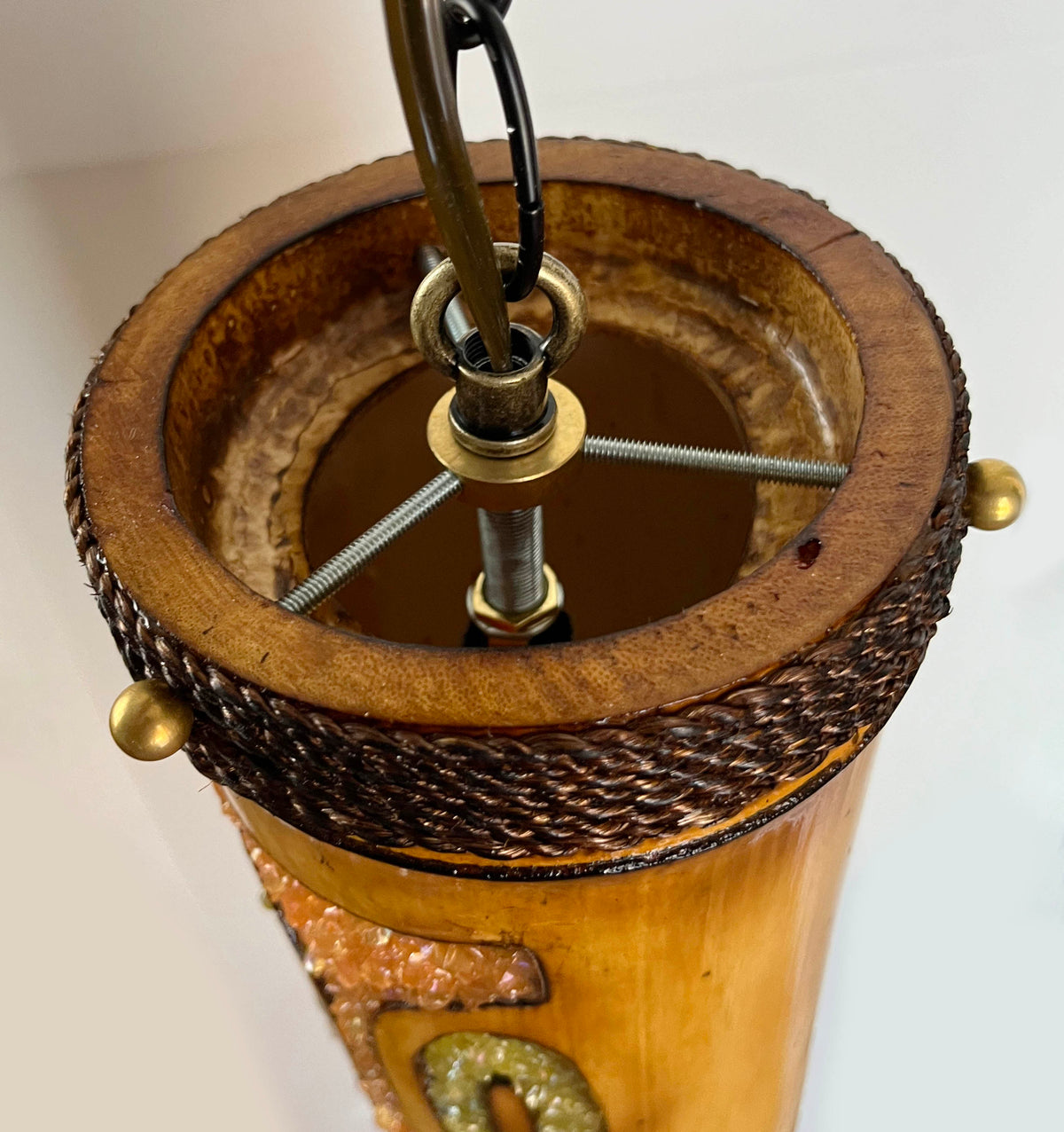 Mantis Lamp: Orchids of Hawaii style Tiki Lamp #01