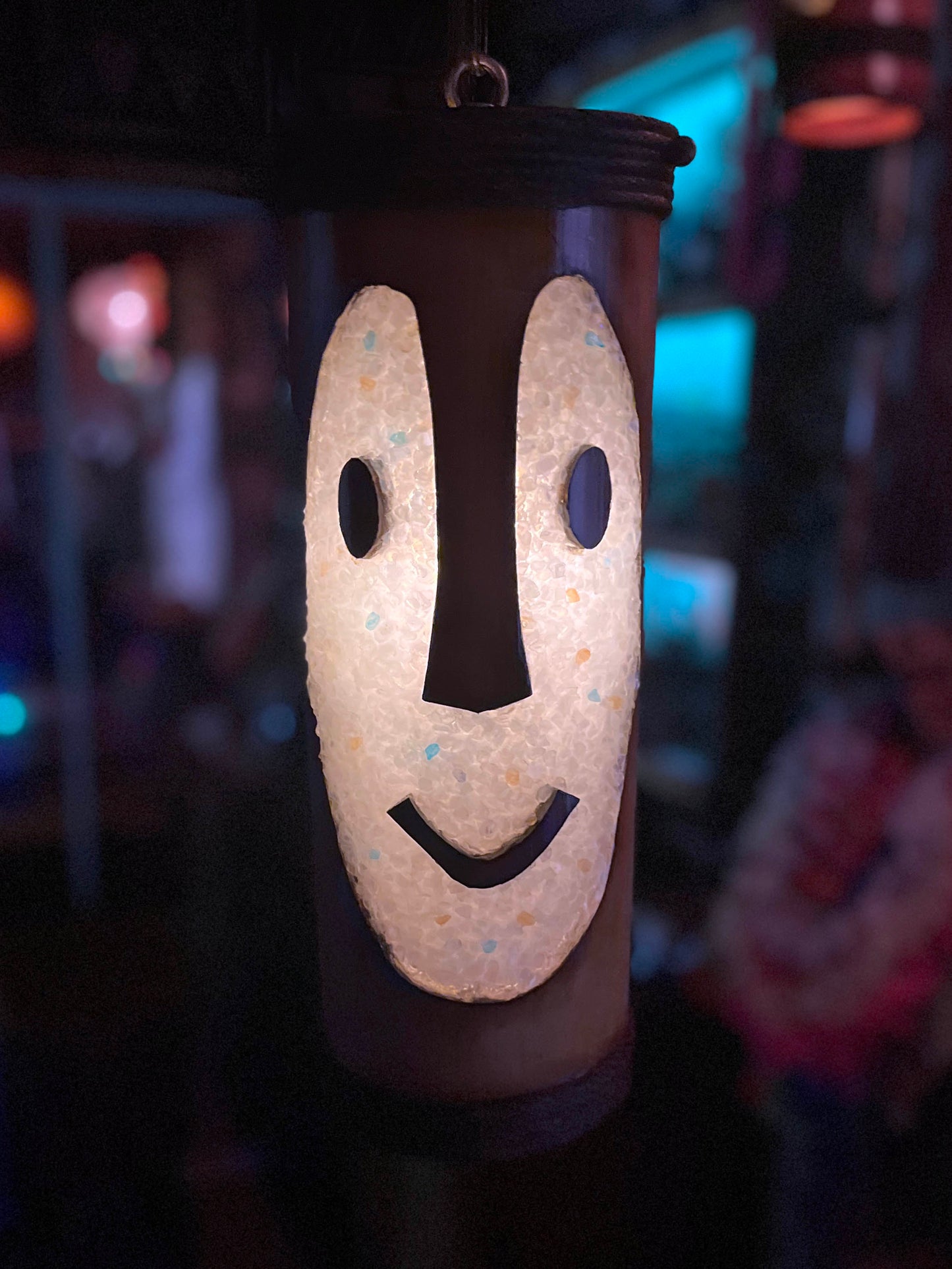 Baby Bob: Orchids of Hawaii type Tiki Bob Lamp #19