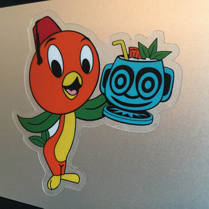 Orange Bird's Mai Tai - Sticker