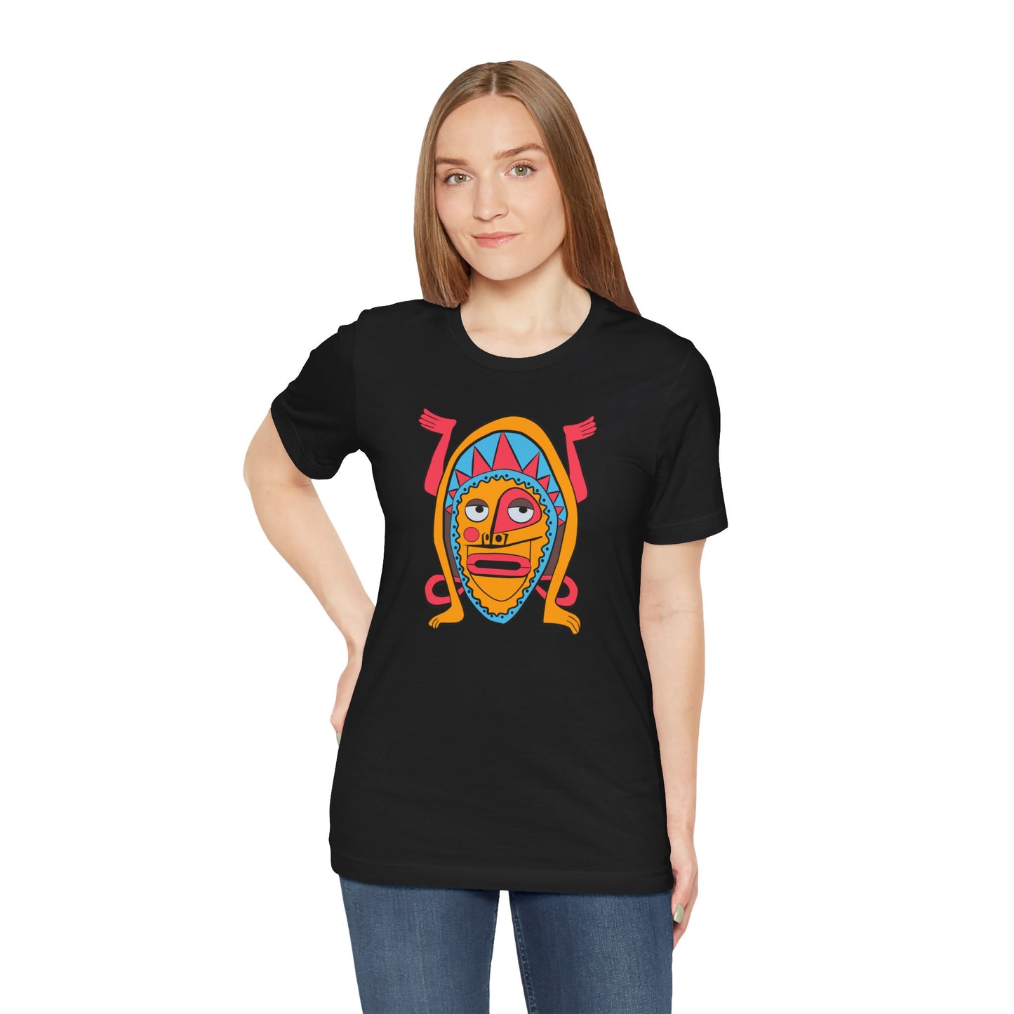 Enchanted Tiki Totem: Unisex Soft Cotton Tee