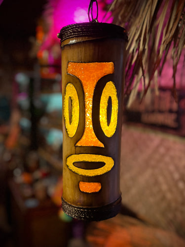 Mantis Lamp: Orchids of Hawaii style Tiki Lamp #02