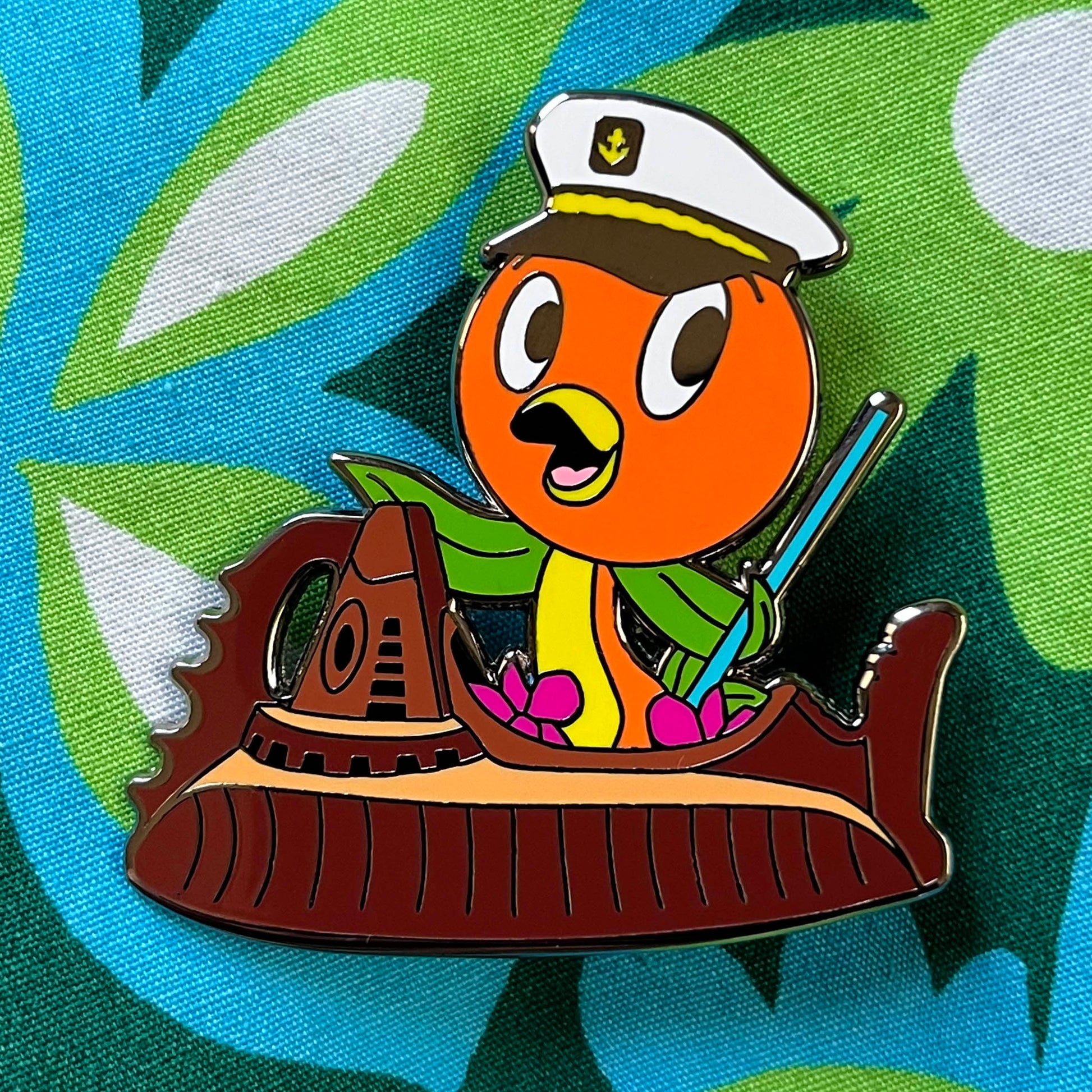 The Orange Bird Nautilus pin from PinTiki