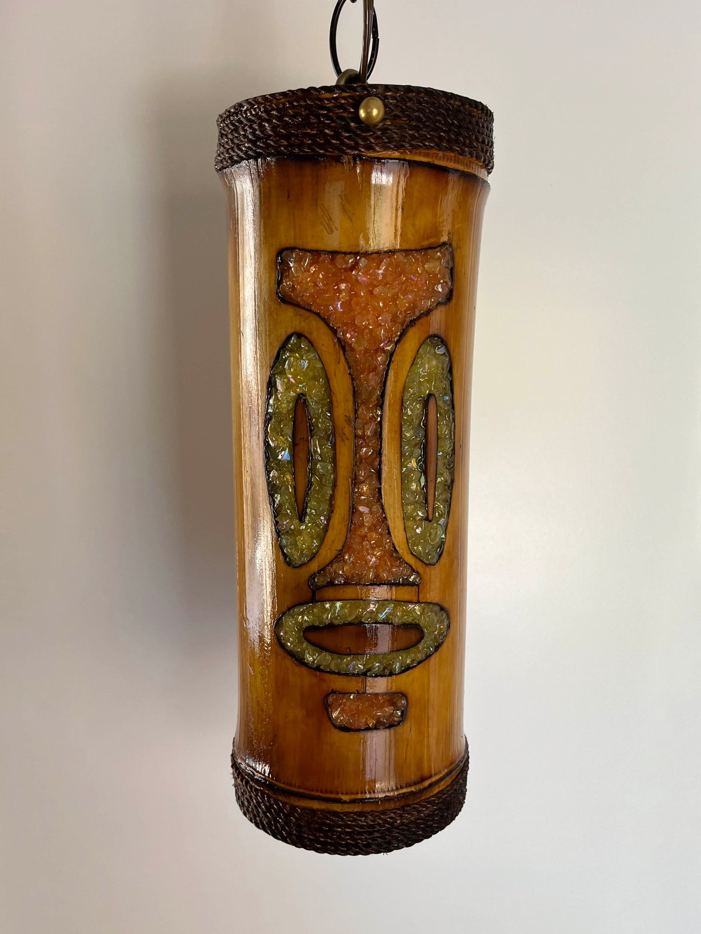 Mantis Lamp: Orchids of Hawaii style Tiki Lamp #01