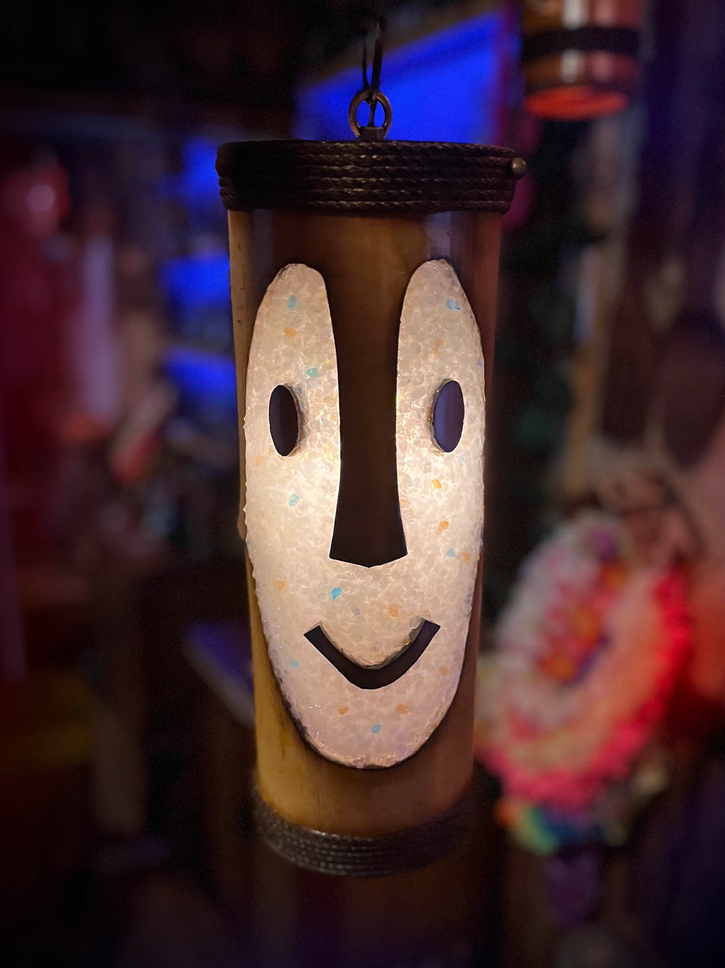 Baby Bob: Orchids of Hawaii type Tiki Bob Lamp #19