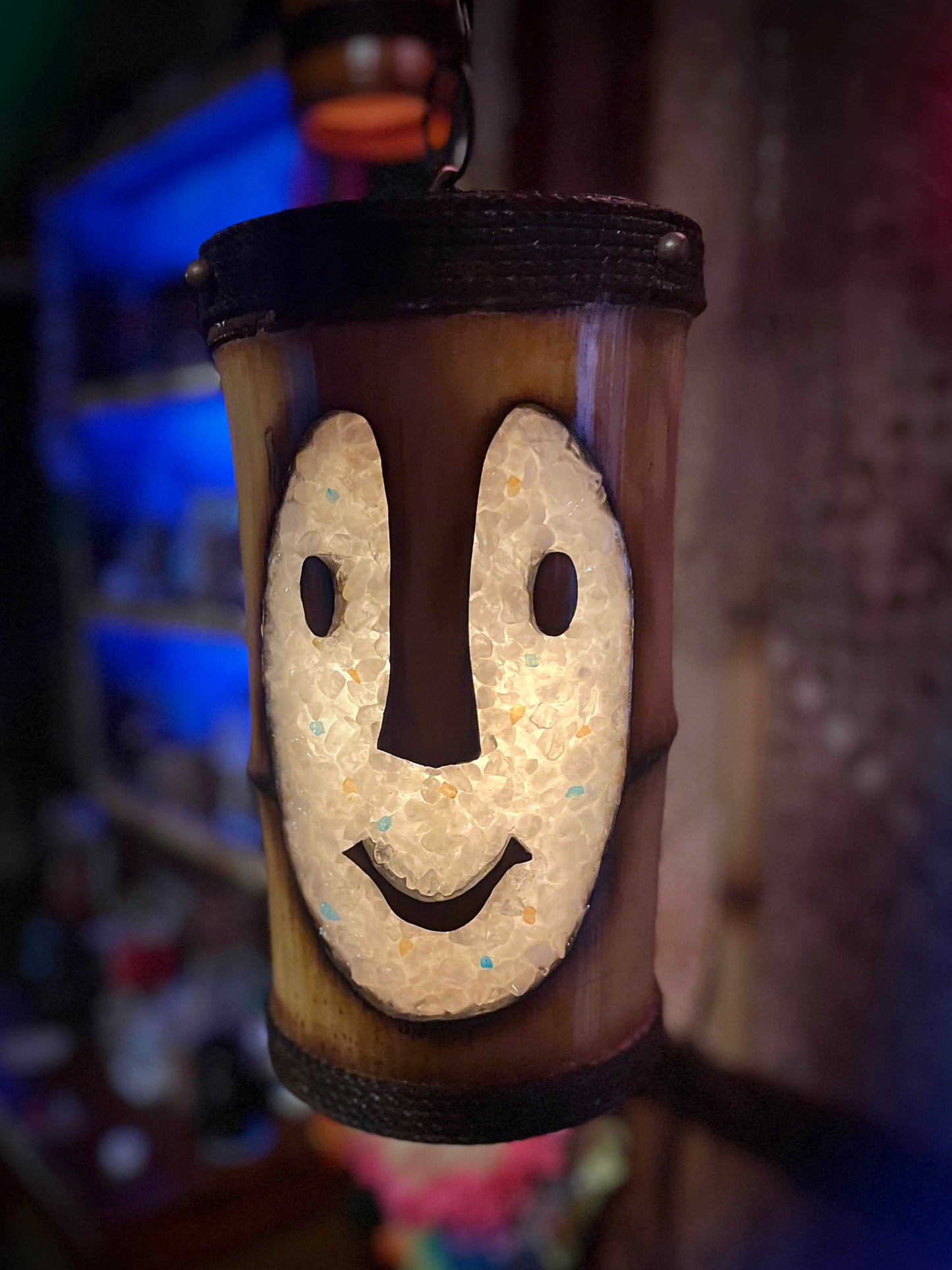 Baby Bob: Orchids of Hawaii type Tiki Bob Lamp #20