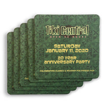 Tiki Central 20th Anniversary Coasters: 5-Pack