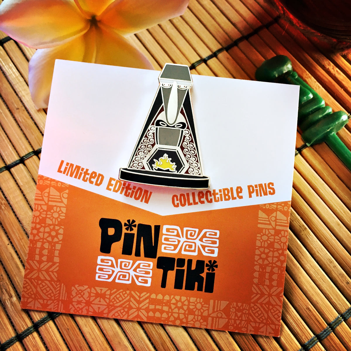 Kahiki Fireplace - Limited Edition Collectible Pin – PinTiki