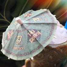 Tiki Central 20th Anniversary Drink Umbrellas: 5 Pack