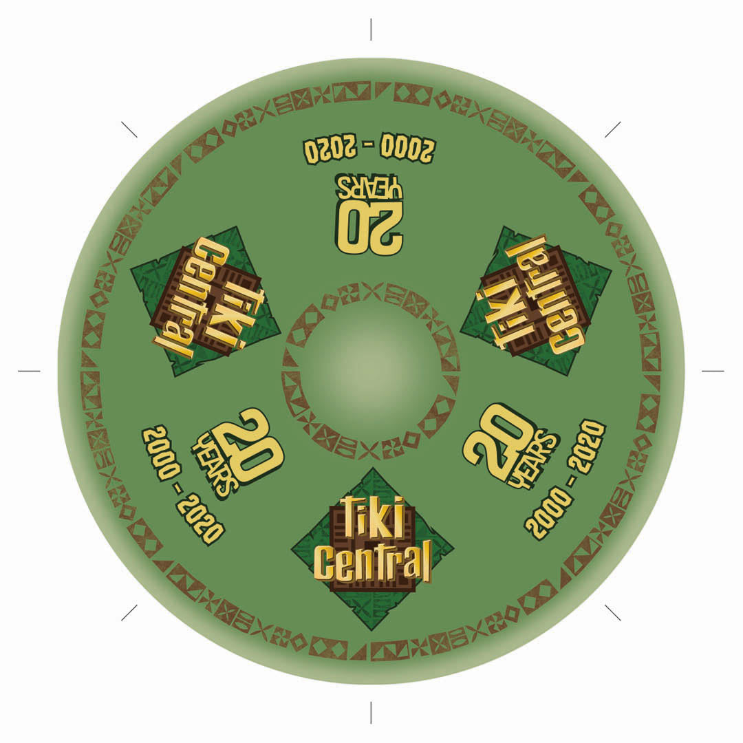 Tiki Central 20th Anniversary Drink Umbrellas: 5 Pack